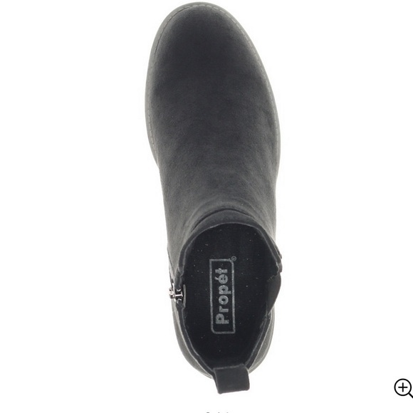 Propét Womens Tandy Chelsea Black Bootie Size 9.5M - Picture 4 of 11